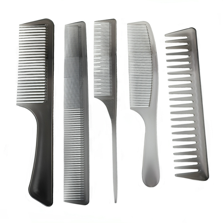 Heat resistant ABS heat resistant 5 comb set - Grey