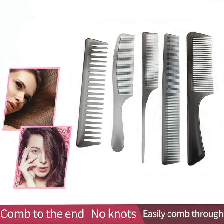 Heat resistant ABS heat resistant 5 comb set - Grey
