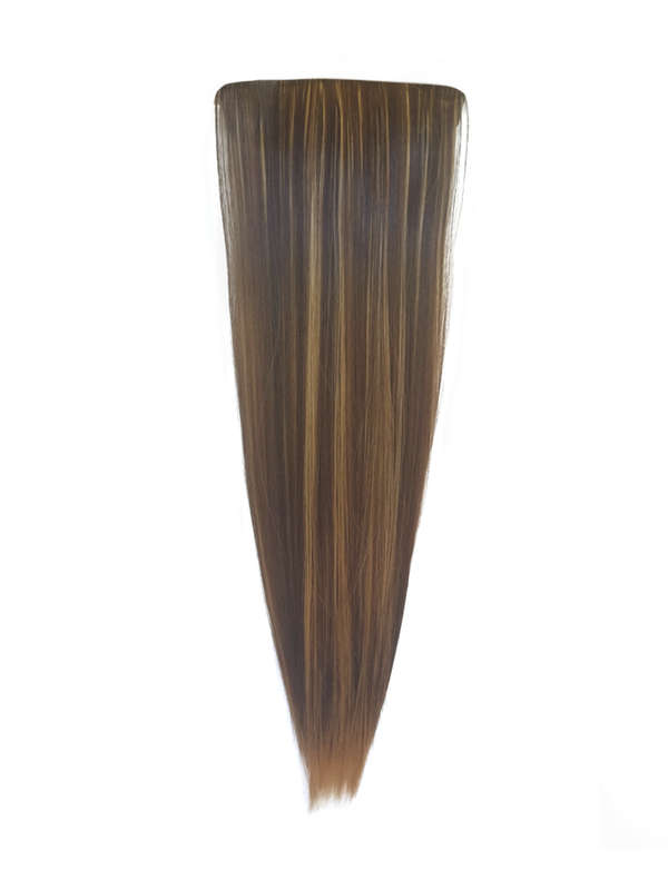 3 Piece 60cm Full Head Clip-on Hair Extensions XXL - H4-27 Mid Expresso Mix