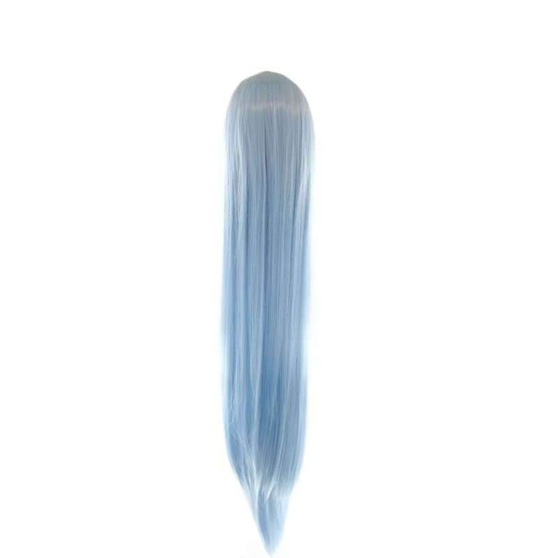Long-Fringe 100cm Cosplay/Fashion Wig - Ash Blue