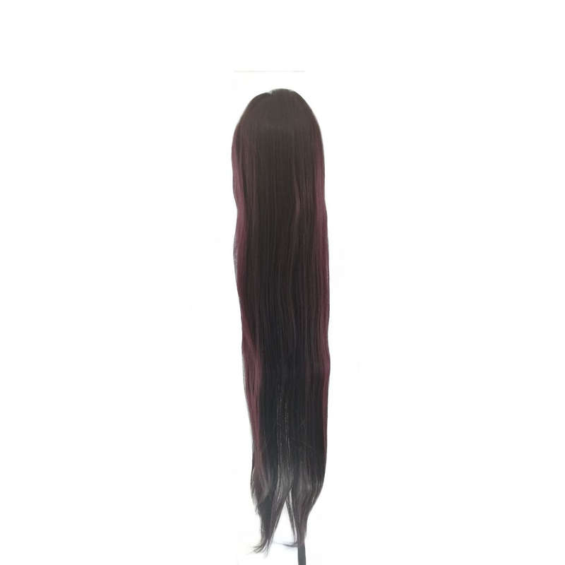 Long-Fringe 100cm Cosplay/Fashion Wig - Black Plum