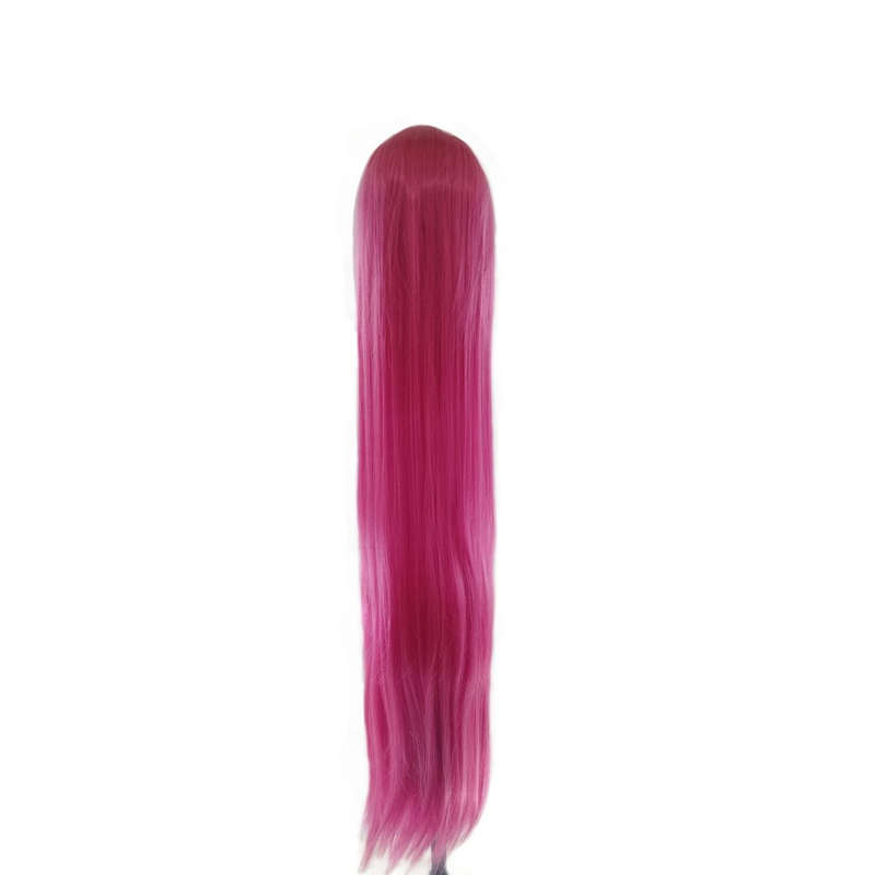 Long-Fringe 100cm Cosplay/Fashion Wig - Bright Pink