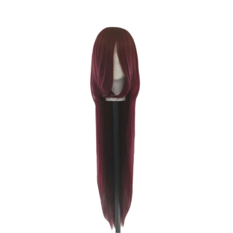 Long-Fringe 100cm Cosplay/Fashion Wig - Burgandy