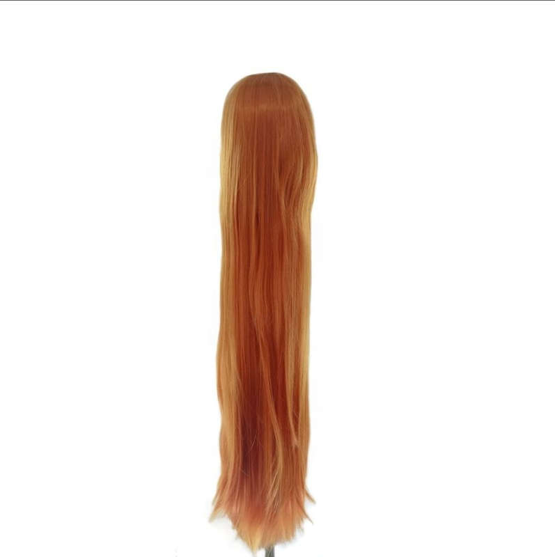 Long-Fringe 100cm Cosplay/Fashion Wig - Burnt Orange