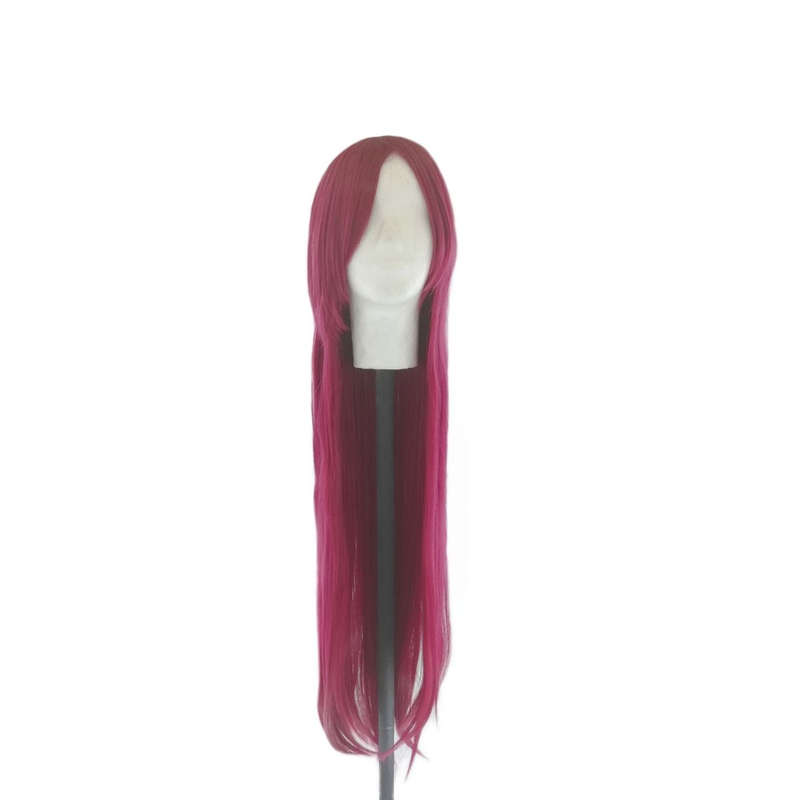 Long-Fringe 100cm Cosplay/Fashion Wig - Cherry Red