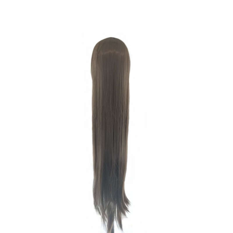 Long-Fringe 100cm Cosplay/Fashion Wig - Chocolate Brown