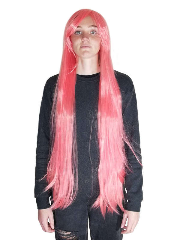 Long-Fringe 100cm Cosplay/Fashion Wig - Coral Peach