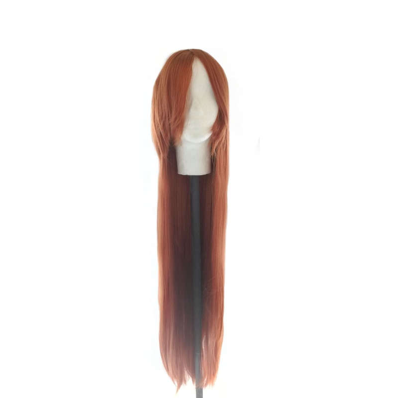Long-Fringe 100cm Cosplay/Fashion Wig - Dark Aubern
