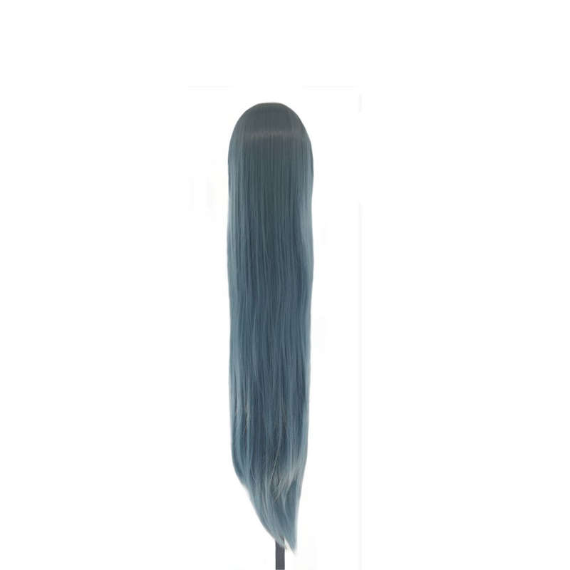 Long-Fringe 100cm Cosplay/Fashion Wig - Deep Misty Blue