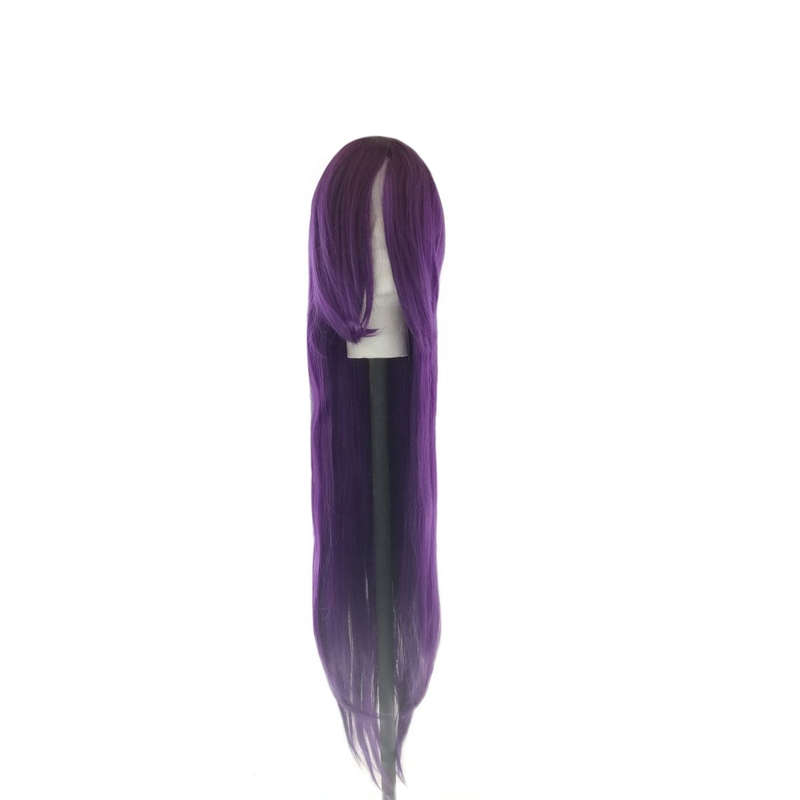 Long-Fringe 100cm Cosplay/Fashion Wig - Deep Purple