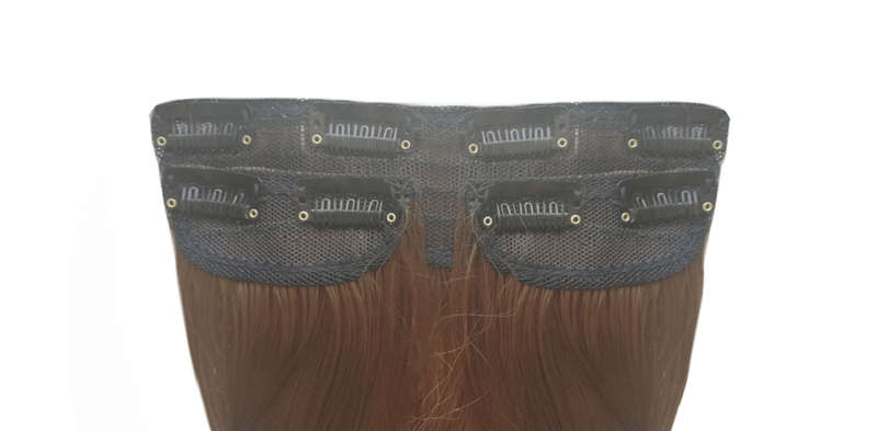 3 Piece 60cm Full Head Clip-on Hair Extensions XXL - 9 Beige dark blonde