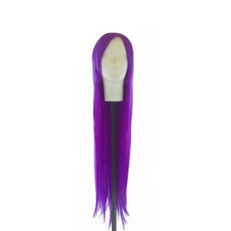 Long-Fringe 100cm Cosplay/Fashion Wig - Hot Purple