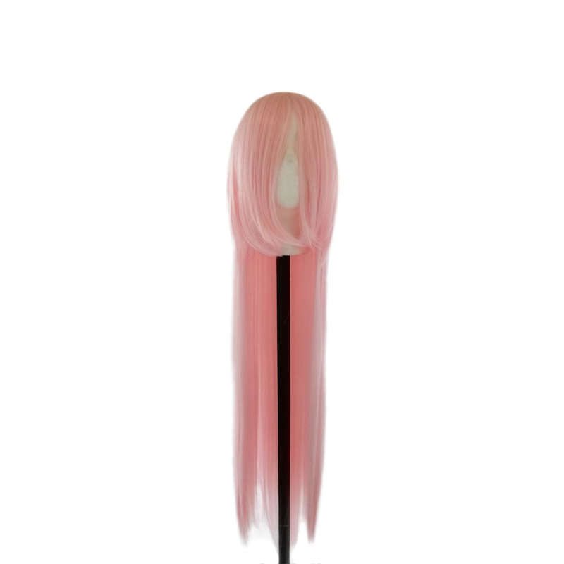 Long-Fringe 100cm Cosplay/Fashion Wig - Light Pink