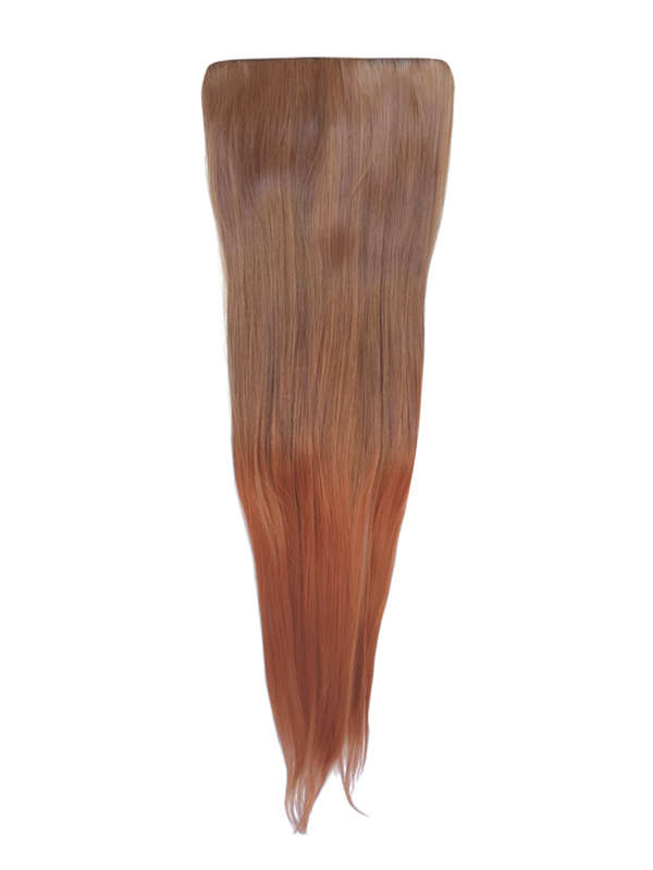3 Piece 60cm Full Head Clip-on Hair Extensions XXL - T6K-30 Dark chestnut brown mix