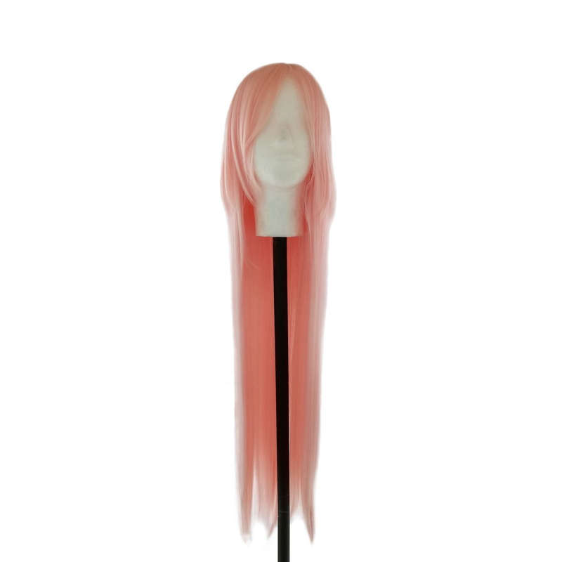Long-Fringe 100cm Cosplay/Fashion Wig - Pastel Peach