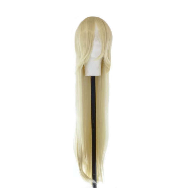 Long-Fringe 100cm Cosplay/Fashion Wig - Platinum Beach Blonde