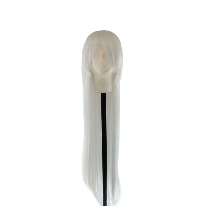 Long-Fringe 100cm Cosplay/Fashion Wig - Pure White