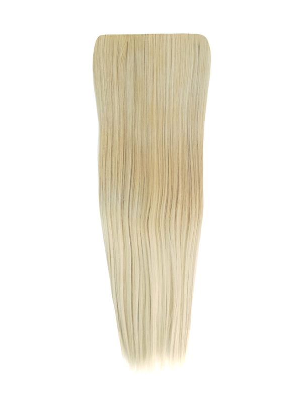 3 Piece 60cm Full Head Clip-on Hair Extensions XXL - T24-88 Platinum pearl blonde mix