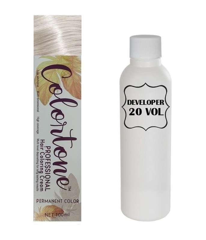 Colortone Professional Hair Dye Toner Tint Coloring Cream - c9.17 Beige Ash Blonde