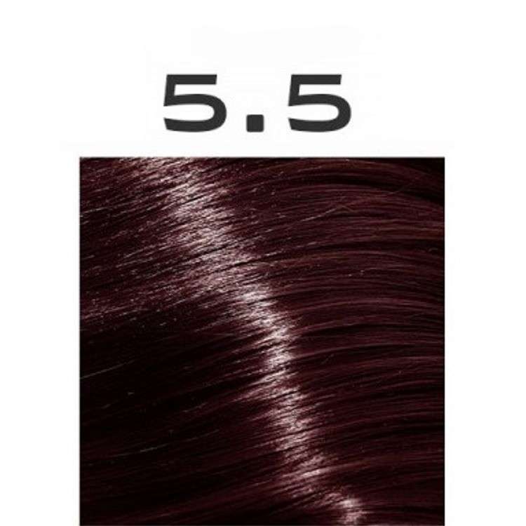 Fama Professional Permanent Hair Dye 80ml + 100ml 20vol developer - 5.5 LIGHT MAHOGANY CHESNUT