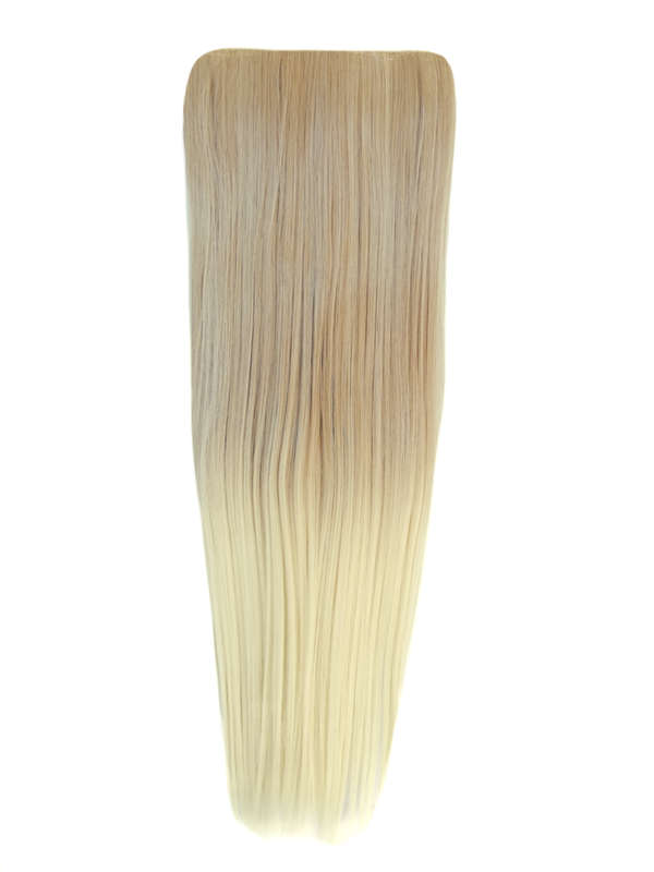 3 Piece 60cm Full Head Clip-on Hair Extensions XXL - t16-613 Blonde-Plat Ombre