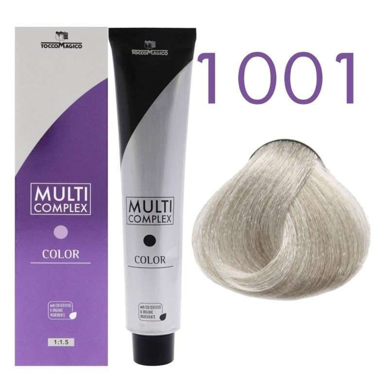 1001 (Cool ice) Ultra light ash blonde Colorton professional (made in Italy) 100ml +100ml 20 vol dev