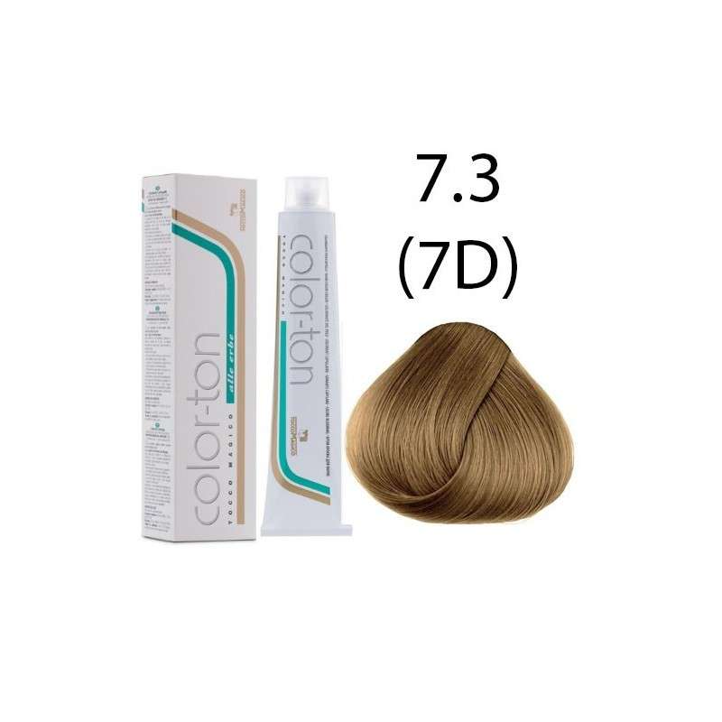 7D 7.3 Golden Blond Colorton Professional (Made In Italy) 100ml +100ml 20 vol Developer
