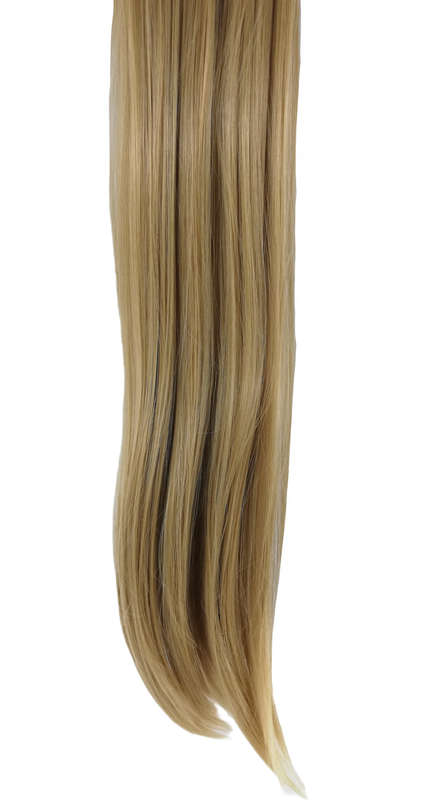 3 Piece 60cm Full Head Clip-on Hair Extensions XXL - Strawberry Platinum Blonde Mix 27m613