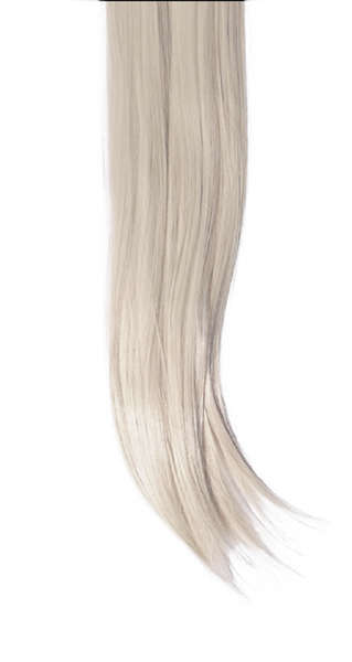 3 Piece 60cm Full Head Clip-on Hair Extensions XXL - White Blonde 60