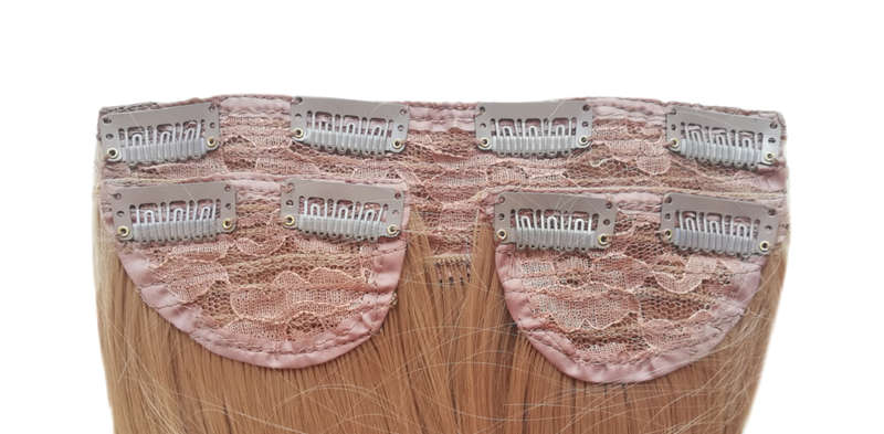 3 Piece 60cm Full Head Clip-on Hair Extensions XXL - 14-29 Ash medium blonde mix