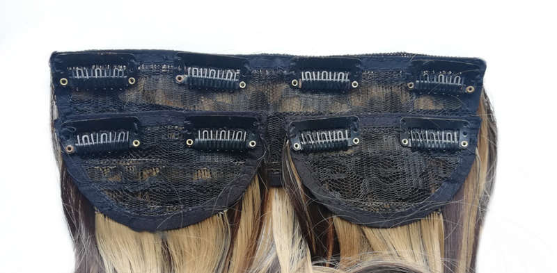 Long 3 Piece 60cm Full Head Clip-on Hair Extensions XXL Wavy - H4-27 Expresso mix