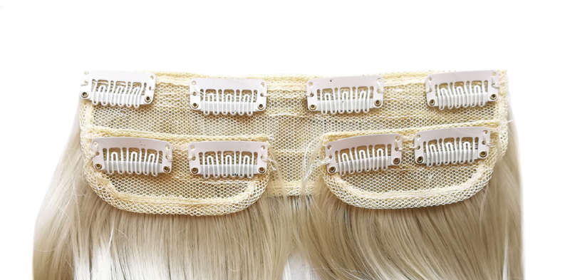 Long 3 Piece 60cm Full Head Clip-on Hair Extensions XXL Wavy - 88 Ash beige blonde