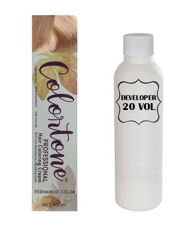 Colortone Professional Hair Dye Toner Tint Coloring Cream - 7.77 Natural Savanna