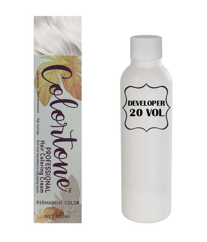 Colortone Professional Hair Dye Additive Tint Coloring Cream - Super high lift additive 000