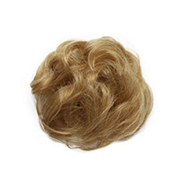 Messy Chignon Scrunchie Hair Bun Pony Updo For Women - 27A-613 Copper Brown