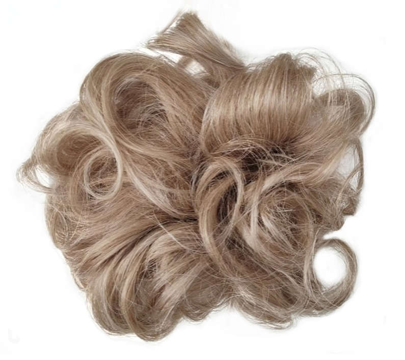 XL 100% Brazilian Remy Human Hair Scrunchie - 8-613 Light Beachblonde Mix