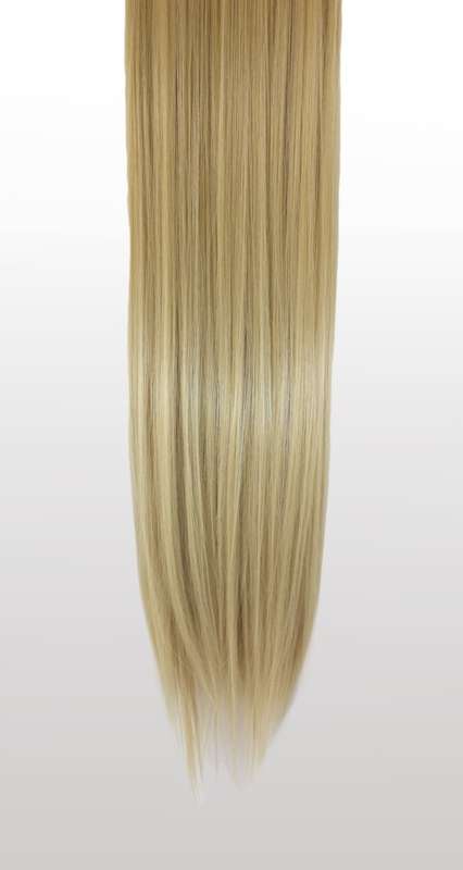 10 Piece Straight Long 55-60cm Full Head Clip-on Hair Extensions XXL - 22M60 Light Beige Blonde Mix