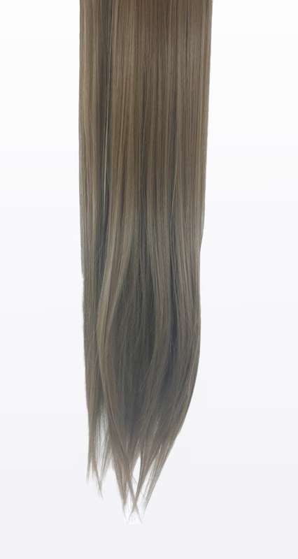 10 Piece Straight Long 55-60cm Full Head Clip-on Hair Extensions XXL - 8BM18B Ash Medium Blonde Mix