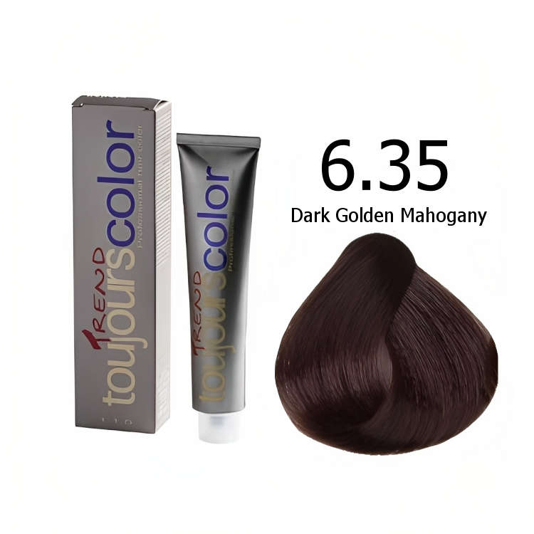Toujours Trend Permanent Dye 100ml +100ml 20vol Developer - 6.35 Dark Golden Mahogany