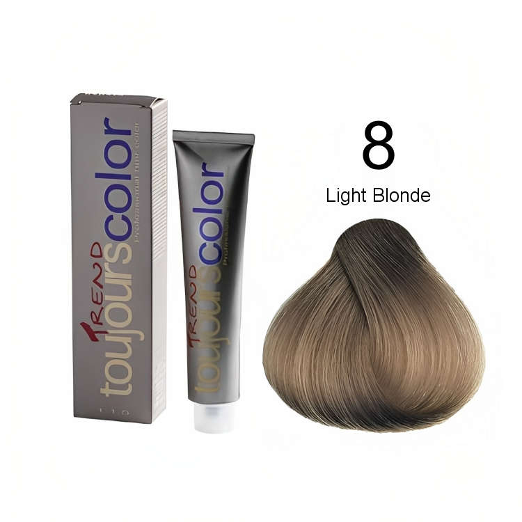 Toujours Trend Permanent Dye 100ml +100ml 20vol Developer - 8 Light Blonde