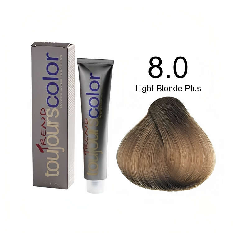 Toujours Trend Permanent Dye 100ml +100ml 20vol Developer - 8.0 Light Blonde Plus