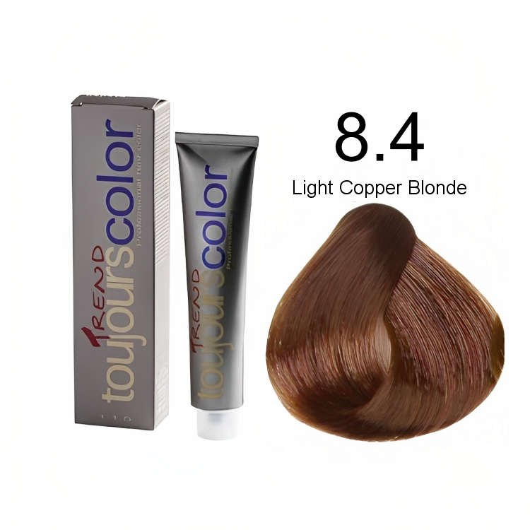 Toujours Trend Permanent Dye 100ml +100ml 20vol Developer - 8.4 Light Copper Blonde