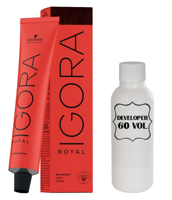 Igora Royal Professional -60ml +60ml 20vol developer - 5.80