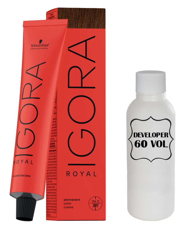 Igora Royal Professional -60ml +60ml 20vol developer - 6.60