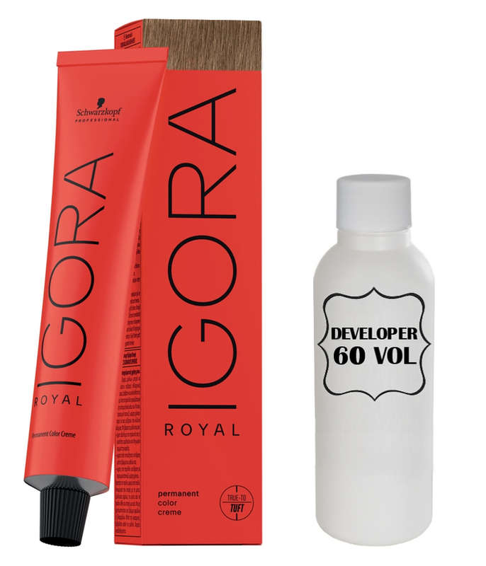 Igora Royal Professional -60ml +60ml 20vol developer - 8.01