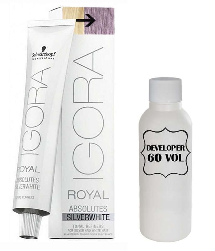 Igora Royal Professional -60ml +60ml 20vol developer - Grey Lilac