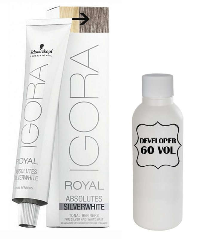 Igora Royal Professional -60ml +60ml 20vol developer - Slate Grey (Dark Silver)