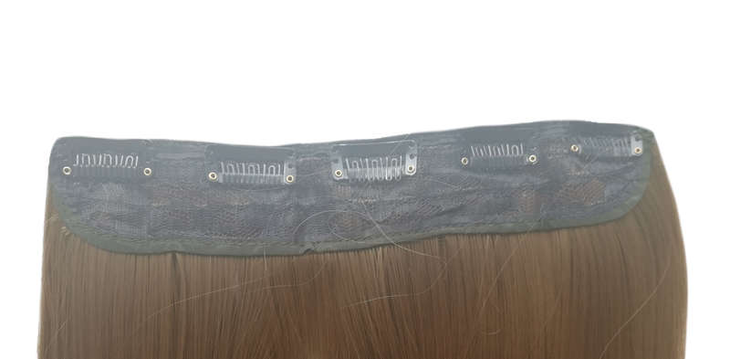 1 Piece Straight 5 Clip Synthetic Hair Extension XXL 60cm - 12 Golden Brown
