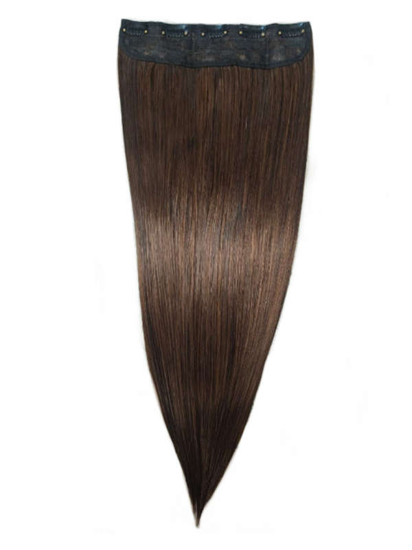 1 Piece Straight 5 Clip Synthetic Hair Extension XXL 60cm - 4m27 Brown Mix