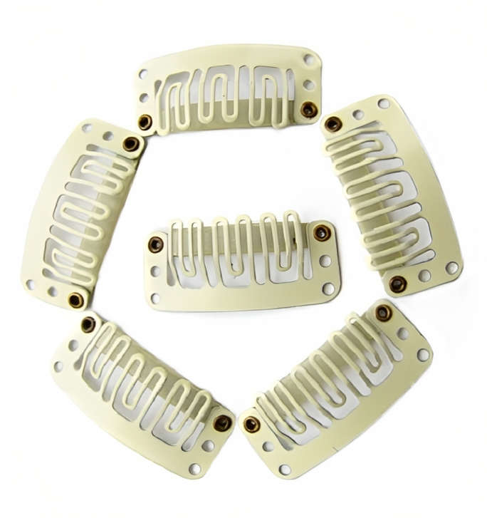 100 Piece Extra Hold Extension Clip Pack - Blonde